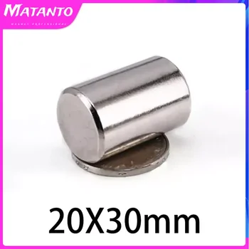 1/2/3/5PCS 20x30mm Magnet Neodim 20mm x 30mm NdFeB Rundă Super-Puternic, Puternică Magnetic Permanent imanes Disc 20*30mm