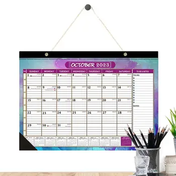 12 Luni Calendar De Perete Simplu 2024 Jan Dec Calendarul De 12 Luni Calendaristice Pentru Acasă, Școală, Clasă Calendar Colorat Pentru Lucru