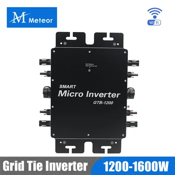 1200W 1400W 1600W Micro Invertor Solar De Pe Grila de Sistem MPPT DC 22-50V la 120V AC 110V 220V 230V Electrocasnice Funcția Wifi