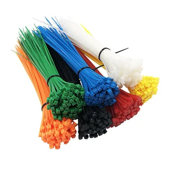 15buc Nylon Culoare Cablu Cravată 4*200mm Plastic Cablu Cravată de Cablu Auto-inchidere Cravata Cablu Maro/Alb/Negru/Rosu/Galben/Verde