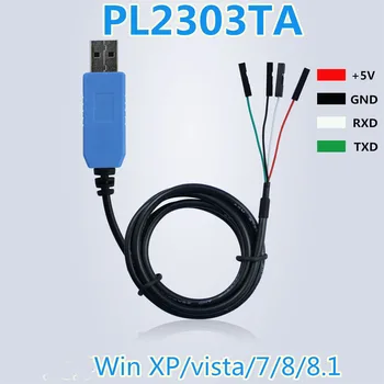 (2 buc/lot) PL2303TA USB to TTL Serial Port Module RS232 Converter Suport Modul in win XP/VISTA/7/8/8.1