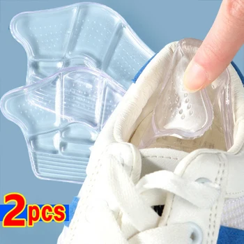 2 buc Toc Silicon Autocolante Toc Protectori Adidas Marime Ajustabila Tălpi Anti-uzura Picioare Pantofi Tampoane cu Toc Perna Insertii