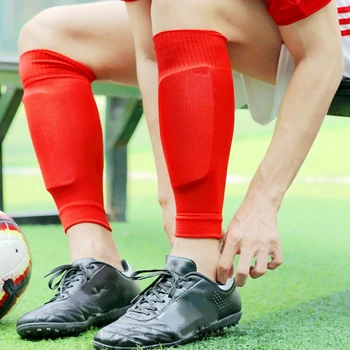 2 Pereche De Sport Fotbal Shin Garda Ciorap Pentru Copii Football Shin Pads Suport De Vițel Maneca Shinguard Pentru Adult Copii Adolescenti