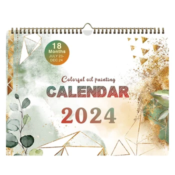 2023-2024 Calendar De Perete Note Lunar De Casa De Vacanta Pentru A Face Liste De Birou Hârtie Groasă Organizarea Memo În Picioare De Planificare