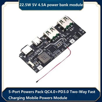 22.5 W 5V 4.5 Tip C Micro-USB C 5-Port Puteri Pachet QC4.0+PD3.0 Două-Mod Rapid De Încărcare Mobil Competențele Modulului De Placă De Circuit