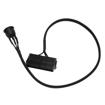 24-Pini de sex Feminin ATX PSU PC-ul de Alimentare a Demarorului Tester Pornire Jumper Creasta Cablu cu Comutator ON/OFF,50cm