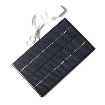 2W 5V 380MA USB Mini Panou Solar Module DIY Polisiliciu Celule Solare Încărcător Pentru Telefon USB Fan