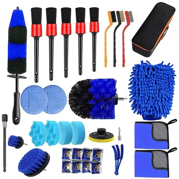 33 Bucăți De Mașini De Curățare Tool Set Masina De Frumusete Perie De Curățare Praf Spațiu Instrument De Ștergere Set Kit Perie