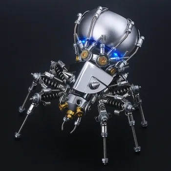 3D DIY Metal Puzzle Mecanic Spider Construirea Modelului Kituri de Asamblare Mech Animal Jigsaw Puzzle-uri pentru Adulți Colectia de Cadouri