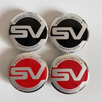 4buc x 62mm ABS Litere SV SVR Roți Auto Center Hub Caps Pentru Land Range Rover Sport, Discovery Accesorii