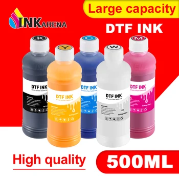 500ml Alb DTF Cerneală Pentru DTF de Cerneală Pentru Epson L1800 L800 L805 I3200 7880 1390 modificat printer DTF Transfer Direct de Film PET