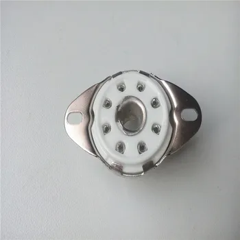 6pcs tub Ceramic socket GZC8-8-Y 8 pin placat cu argint electronic tub de priză pentru 5B254 4P1Sd