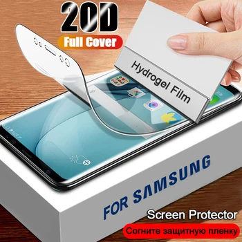 9H Hidrogel Film Pentru Samsung Galaxy A3 A5 A7 2016 2017 Ecran Protector Anti-Shatter Pentru Nota 3 4 5 Folie de Protectie