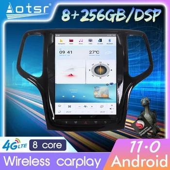 Android Auto 11 Centrale de Radio Player Multimedia Audio Carplay Receptor Pentru Jeep Grand Cherokee 2014 - 2018 GPS Stereo Unitatea de Cap