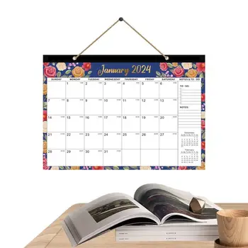 Calendar de birou 2024-2025 Calendar Planner Pentru 18 Luni de Planificare Calendar Planner Lunar Cu Pagini 17x12 Cm Desktop