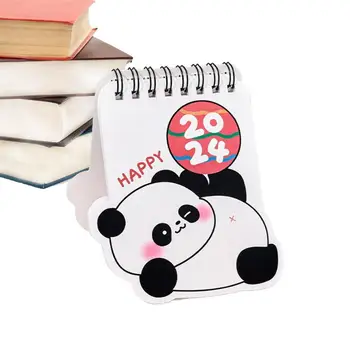 Calendar De Birou Mic Din Iunie 2023 Dec 2024 Mici Calendar Lunar, Calendar Mic Portabil Panda Drăguț Planificare, Organizare