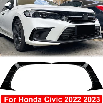 Ceață Față Lumina Splitter Canards Pentru Honda Civic 11 Gen 2022 2023 Acoperire Cadru Trim Autocolant Body Kit Prorection Accesorii Auto