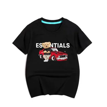 Copii T-shirt Designer Scrisori de Imprimare Drăguț Urs Copii cu Mânecă Scurtă Tees Pentru Fete Baietii Copil de Vara Topuri Haine pentru Copii Uza