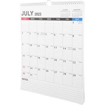 Date Acasă Calendar de Birou Calendar de Perete Mare Calendar engleză 2023-2024 pentru Acasă, Școală, Birou Student pentru Programare