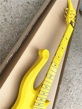 De înaltă calitate personalizate versiunea 6-string chitara electrica fix pod de aur accesoriu Maple neck transport gratuit