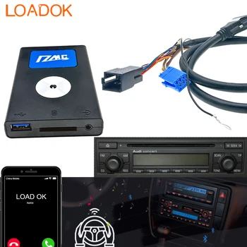 DMC 8 Pini Radio Auto Bluetooth 5.0 Adaptor USB AUX A2DP Muzica Cablu Audio Pentru VW, Audi A3 8L, 8P A4 B5-B7, A6 4B, A8 4D Quadlock