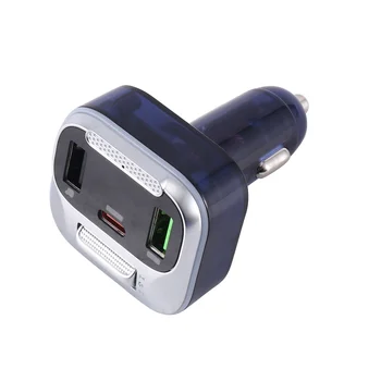 E75 Mașină Bluetooth Transmițător FM USB Masina Încărcător Auto Consumabile Albastru