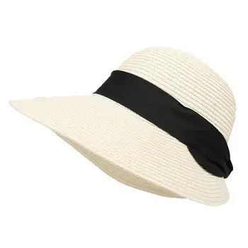 Floppy Palarii de Plaja Pentru Femei Pliabil Femei Standard Margine Largă Pălărie de Soare de Vară Paie, Pălării de Soare Femei Plajă, Pălării de Paie Pentru Femei