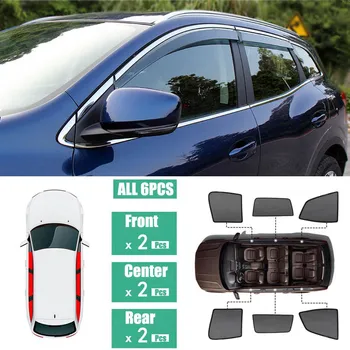 Geamuri laterale Magnetice Umbra Soare Protectie UV Ray Blocarea Plasă de Vizor se Potrivesc Pentru Renault Cadjar 2016-2018