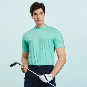 HELIX Casual de Vara T-shirt Mens cu Maneci Scurte Polo Shirt iute Uscat Tee Sport Golf Pulover