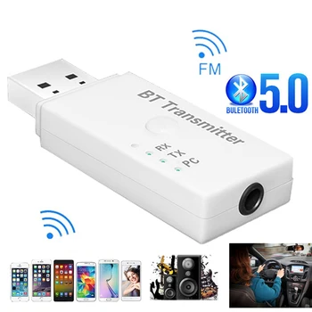 JINSERTA Bluetooth 5.0 Receptor USB Audio de 3,5 mm AUX Transmițător pentru PC TV Car Kit Wireless Adaptor de Ieșire bluetooth Dongle