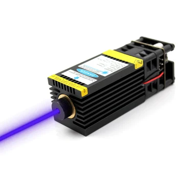 Laser albastru modulul DIY masina de gravat cu laser cap 5000mW reglabil focus laser de mare putere 12V, cu PWM