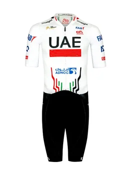 LASER CUT Skinsuit 2024 emiratele arabe unite, ECHIPA Body SCURT Jersey Ciclism Biciclete Biciclete Imbracaminte Maillot Ropa Ciclismo