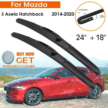 Masina Ștergătorului Pentru Mazda 3 Axela Hatchback 2014-2020 Parbriz Cauciuc Silicon Umple Fața Ștergătoarelor De 24