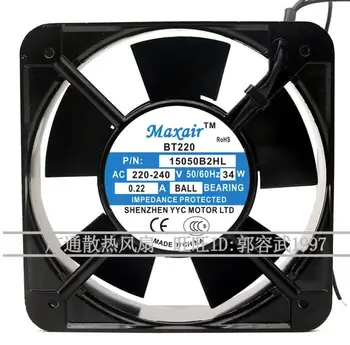 Maxair 15050B2HL AC 200V 240V 0.22 O 150x150x50mm 2 fire Server Ventilatorului de Răcire