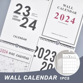 Nou 1 Buc 2024 Uz Casnic Agățat Calendar Chinoiserie Plan De Lucru Calendar Schedule Manager Convenabil De A Folosi Acasă Rechizite De Birou