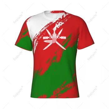 Nume personalizat Nunber Oman Pavilion Culoare Bărbați Strâns Sport T-shirt Femei Tricouri tricou Pentru Fotbal Fani