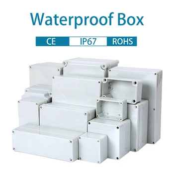 Plastic ABS rezistent la apa cutie de joncțiune AG în aer liber ploaie dovada caseta de putere în aer liber locuințe de monitorizare rezistent la apa cutie de Etanșare butonul cutie