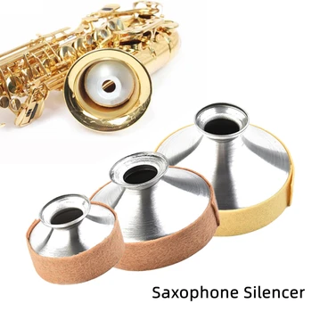 Sax Mut Alto, Tenor, Soprano Suflat din lemn Accesorii Saxofon Mut Sax Amortizor Accesoriu Anti-rugină Pentru Iubitorii de Saxofon