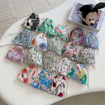 Tesatura flori pachet de buzunar Japoneză sac de depozitare produse Cosmetice portabile diverse organizator geantă mică