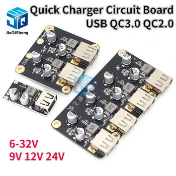 USB QC3.0 QC2.0 DC-DC Buck Converter Încărcare Pas în Jos Modulul 6-32V 9V 12V 24V Rapid Încărcător Rapid Circuit 3V 5V 12V